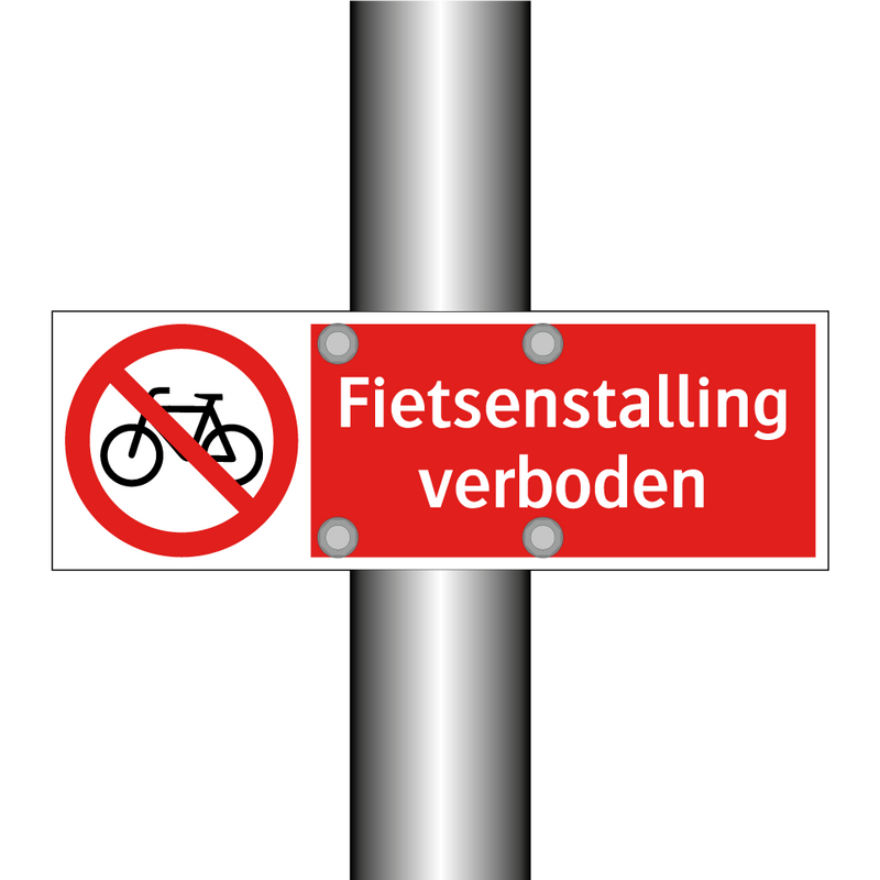 Fietsenstalling verboden