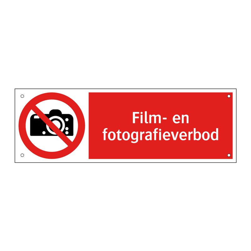 Film- en fotografieverbod