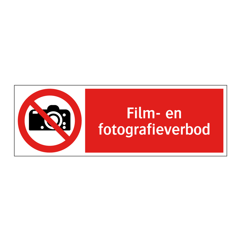 Film- en fotografieverbod