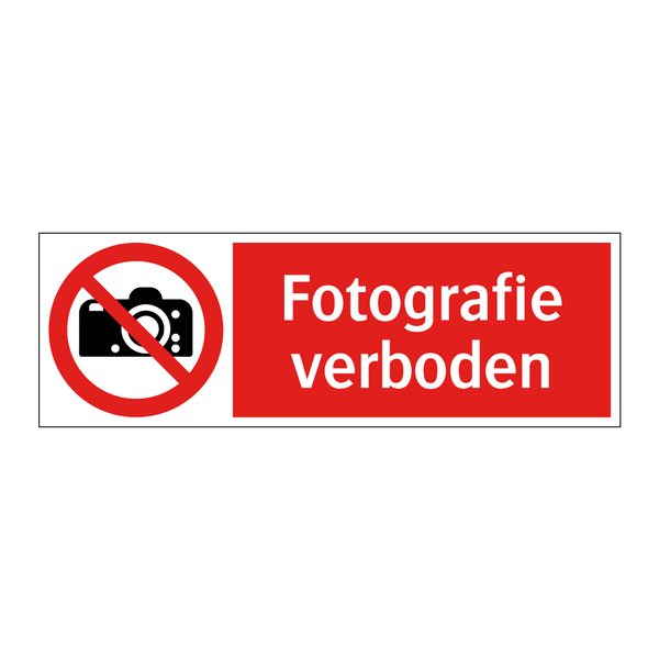 Fotografie verboden