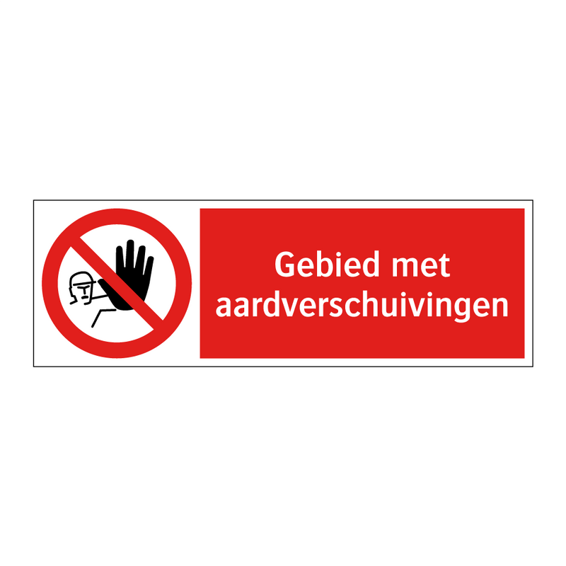 Gebied met aardverschuivingen