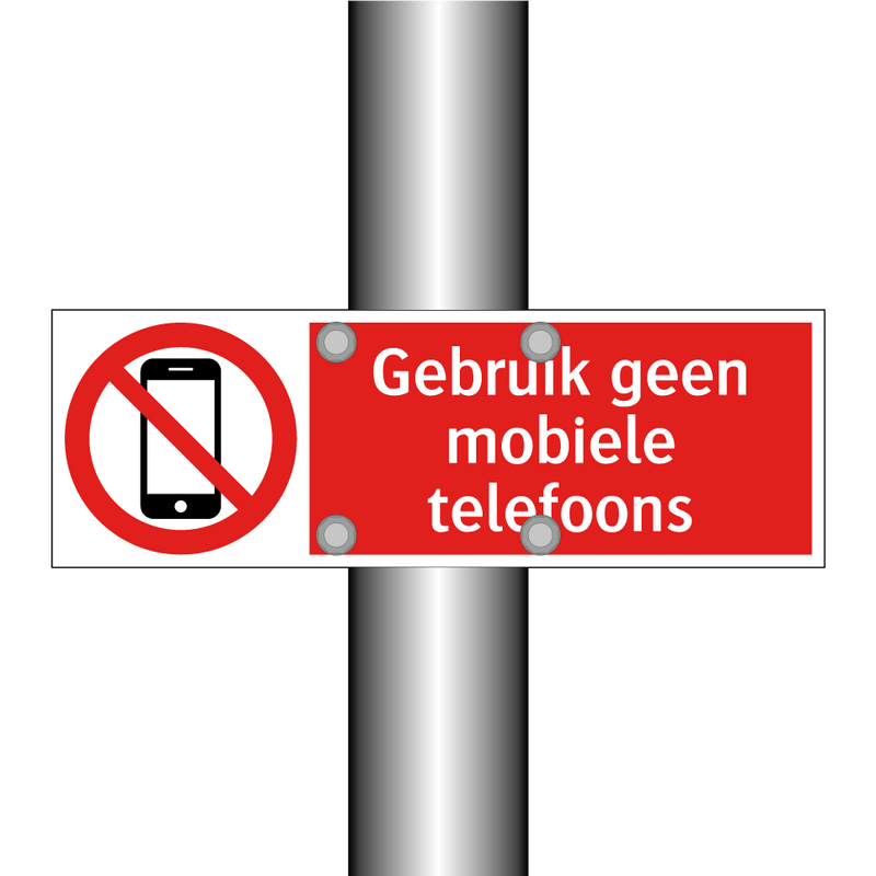 Gebruik geen mobiele telefoons