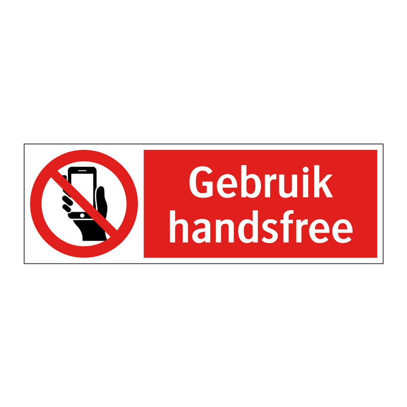 Gebruik handsfree