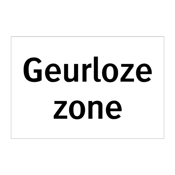 Geurloze zone