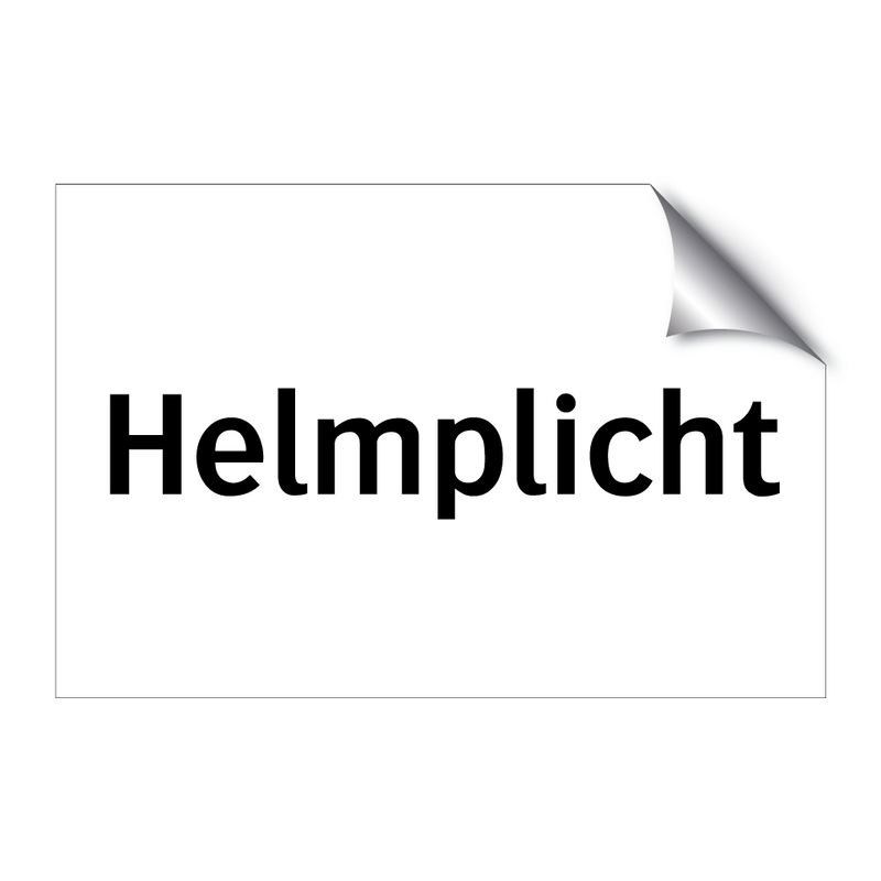 Helmplicht