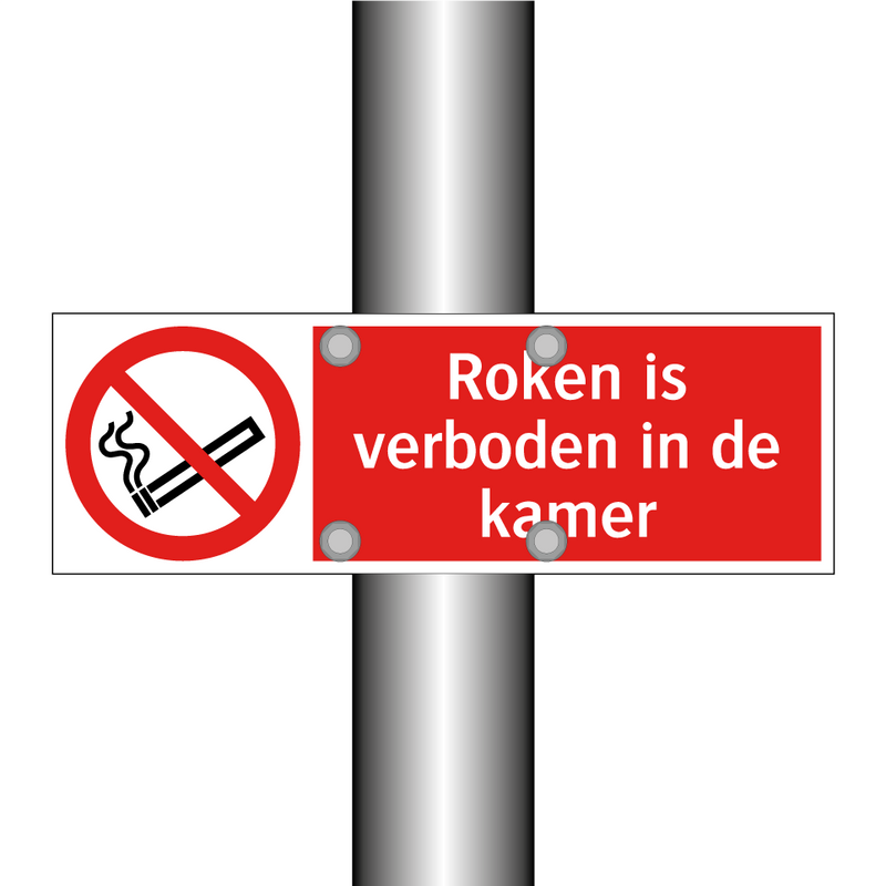 Roken is verboden in de kamer