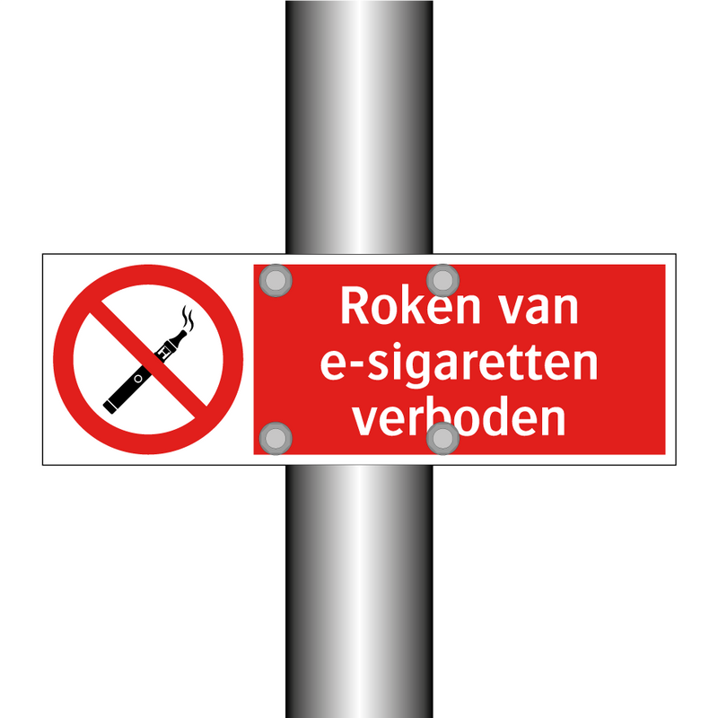 Roken van e-sigaretten verboden