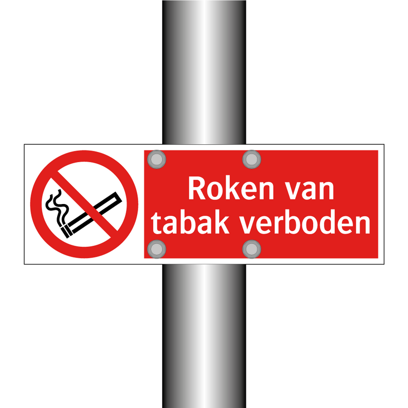 Roken van tabak verboden