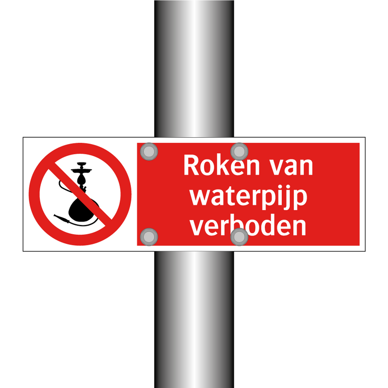 Roken van waterpijp verboden