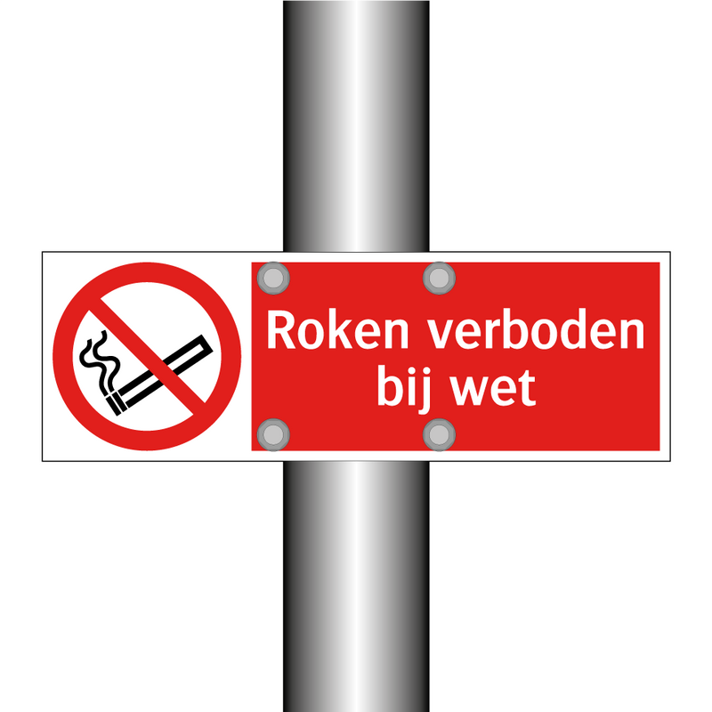 Roken verboden bij wet