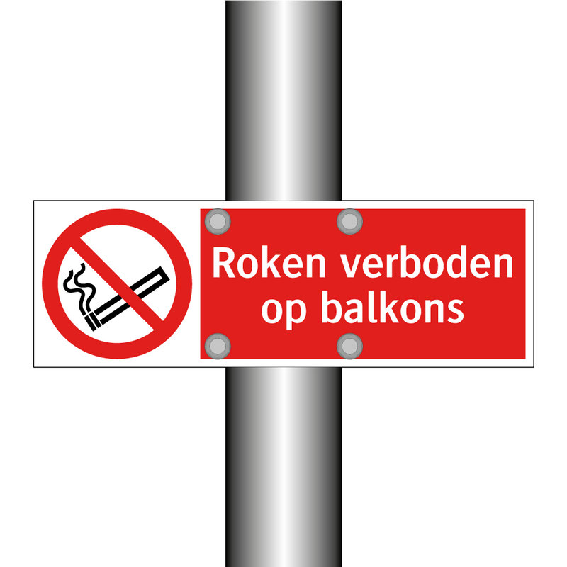 Roken verboden op balkons