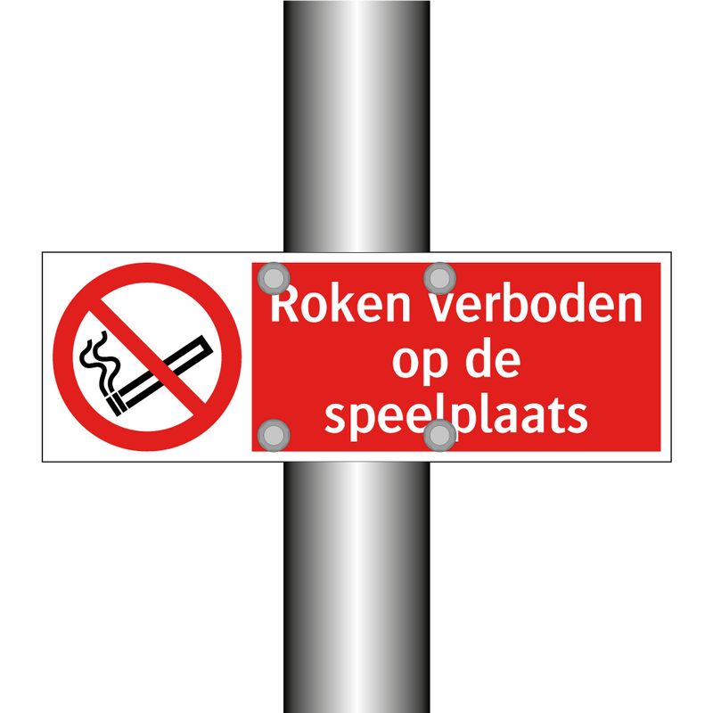 Roken verboden op de speelplaats