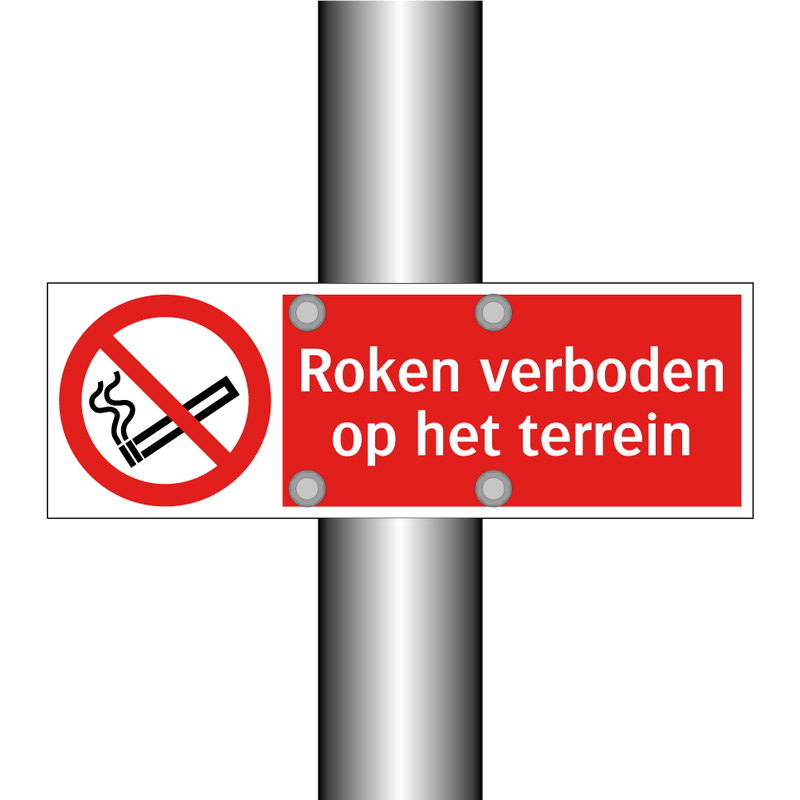 Roken verboden op het terrein