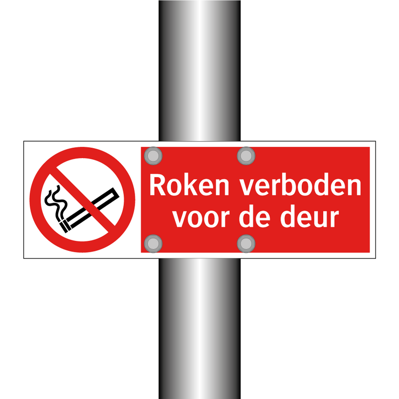 Roken verboden voor de deur