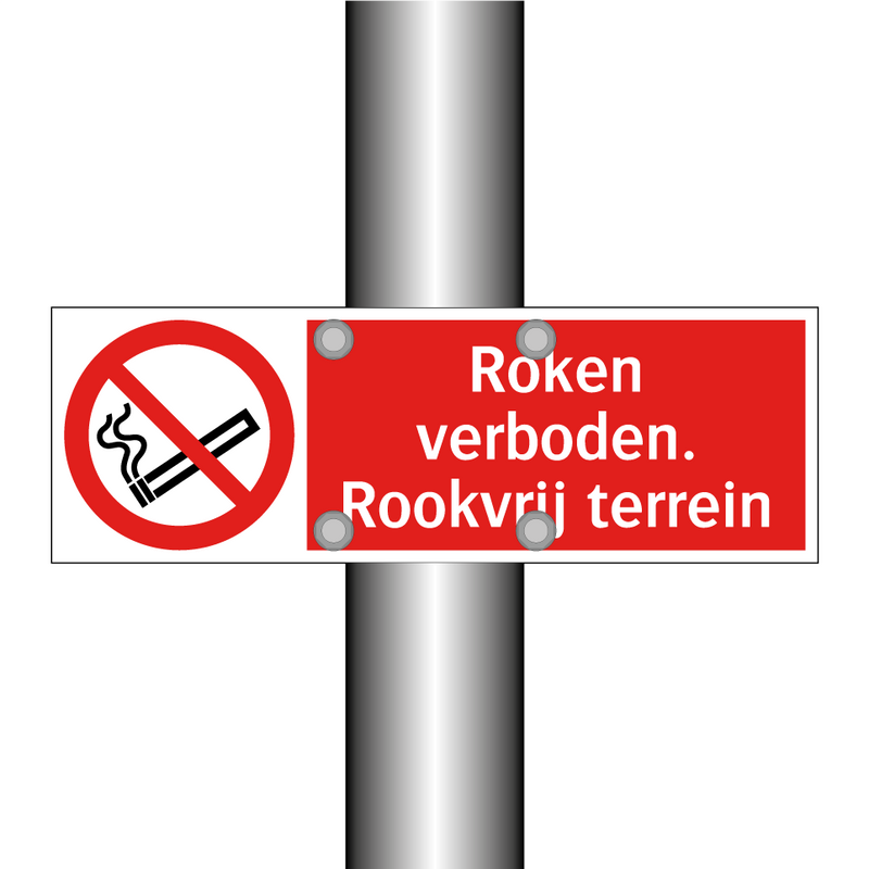 Roken verboden. Rookvrij terrein