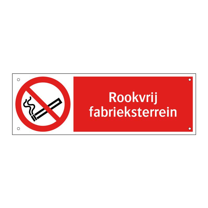 Rookvrij fabrieksterrein