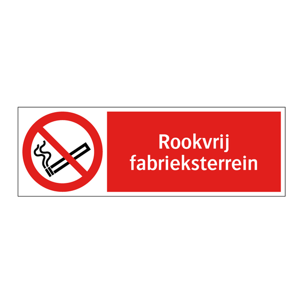 Rookvrij fabrieksterrein