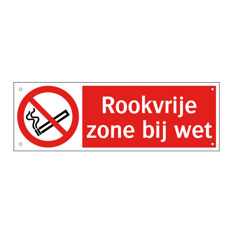 Rookvrije zone bij wet