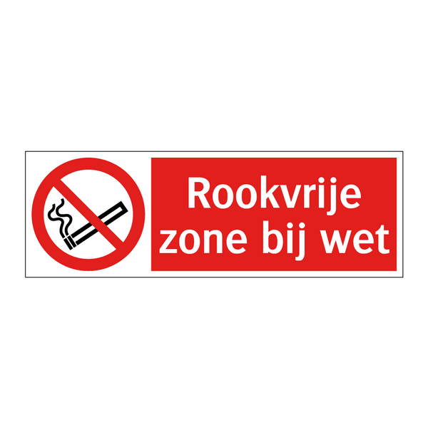 Rookvrije zone bij wet