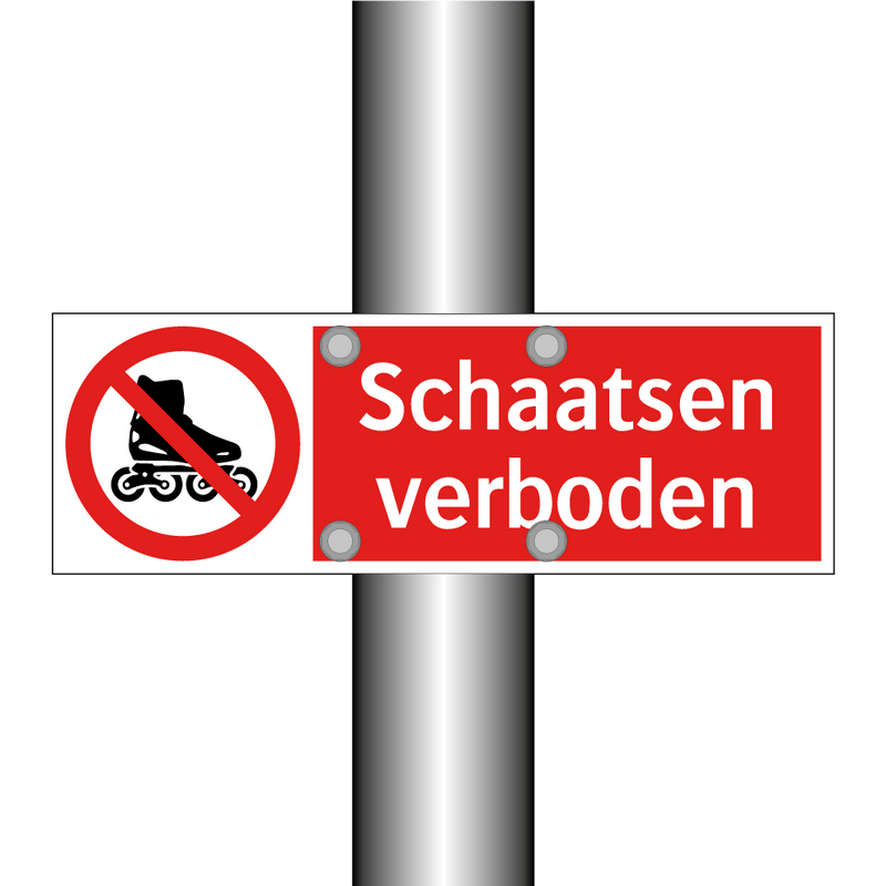 Schaatsen verboden