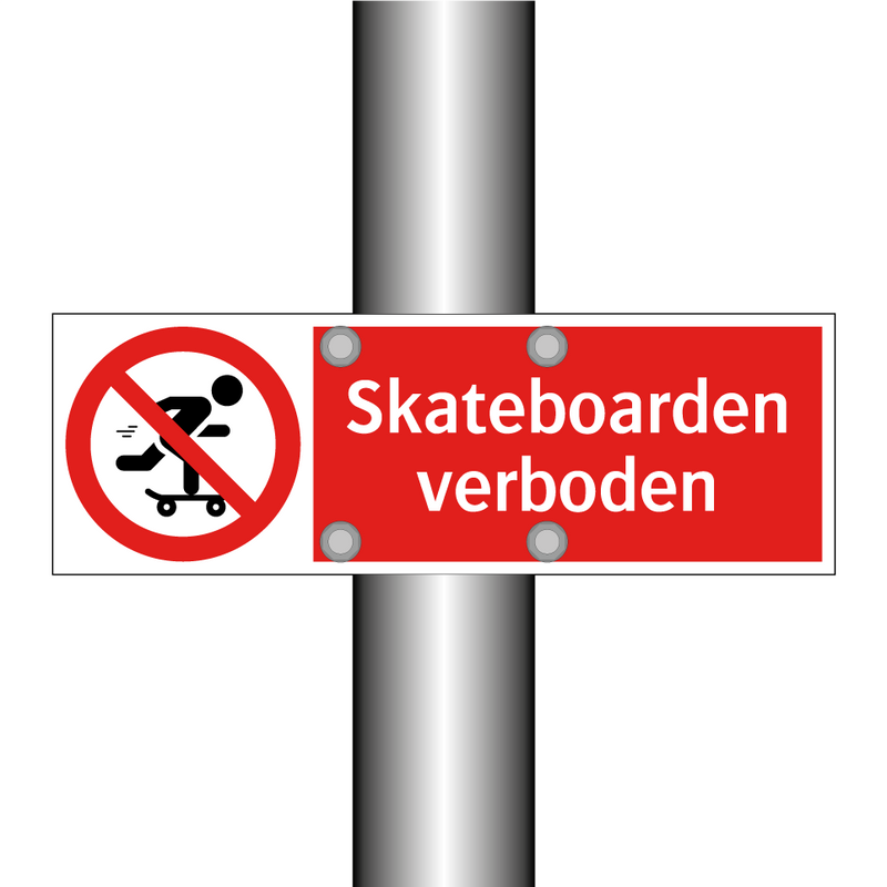 Skateboarden verboden