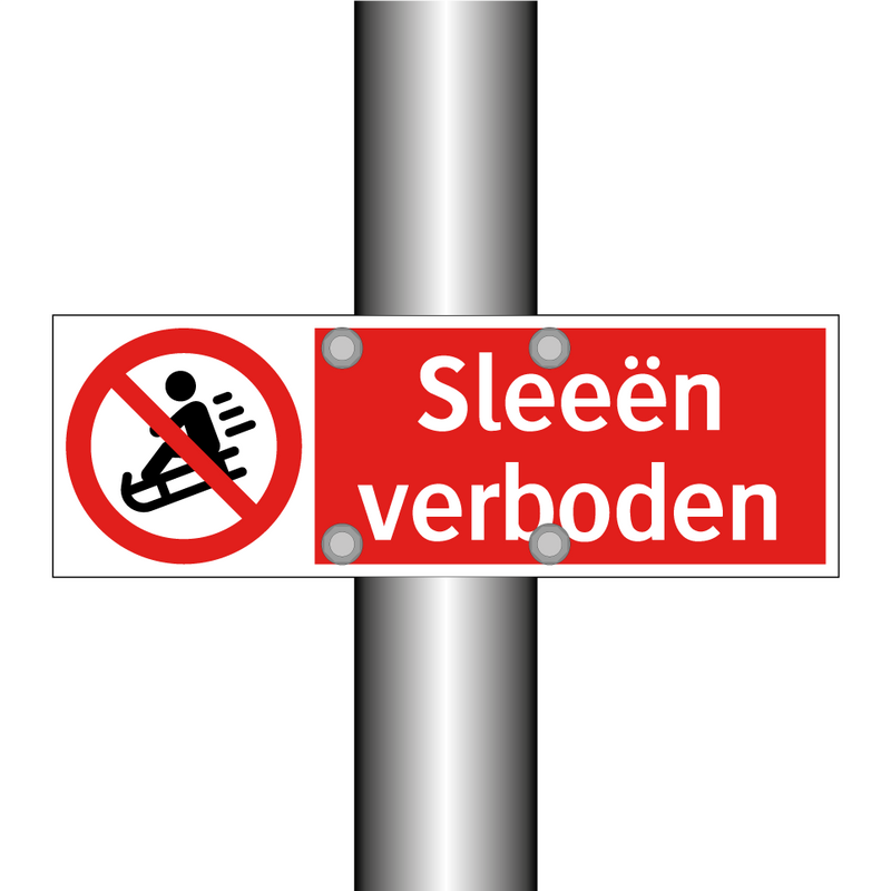 Sleeën verboden