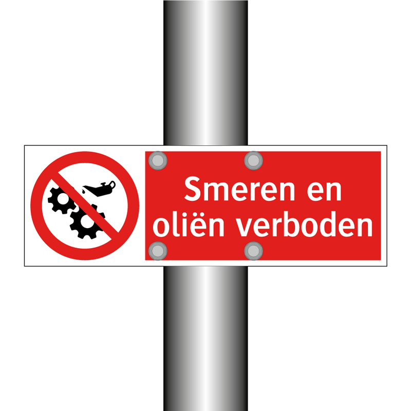 Smeren en oliën verboden