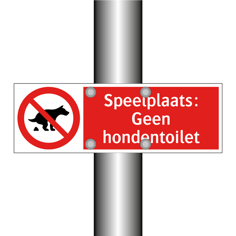 Speelplaats: Geen hondentoilet