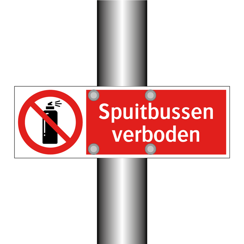 Spuitbussen verboden