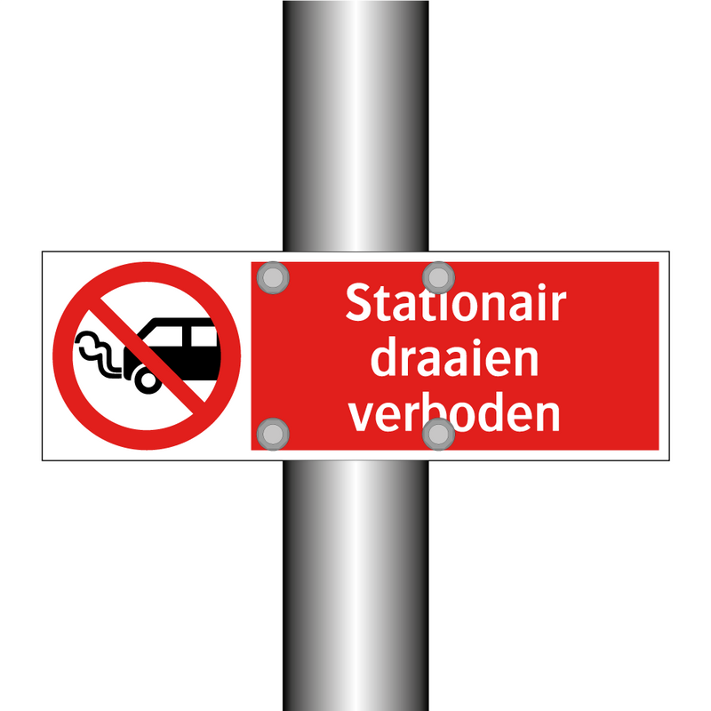 Stationair draaien verboden