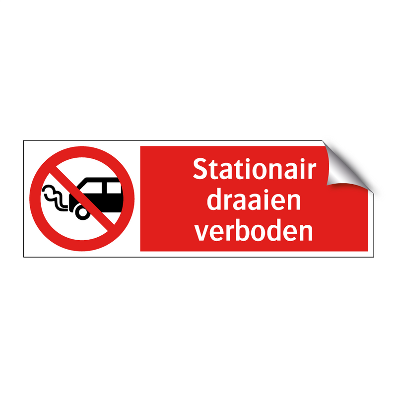 Stationair draaien verboden