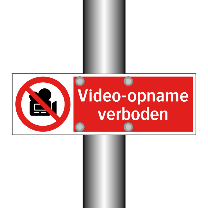 Video-opname verboden