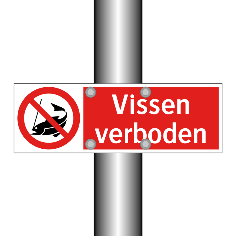 Vissen verboden