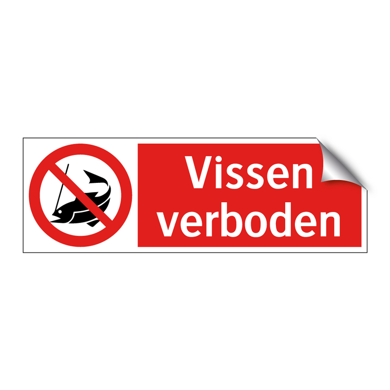 Vissen verboden