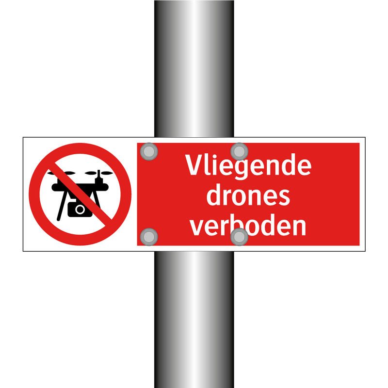 Vliegende drones verboden