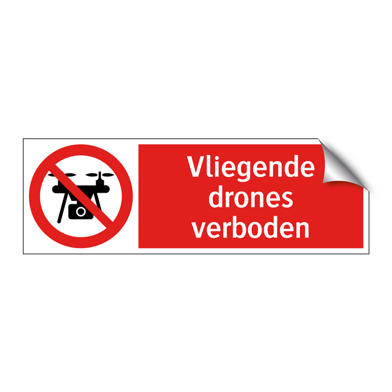 Vliegende drones verboden