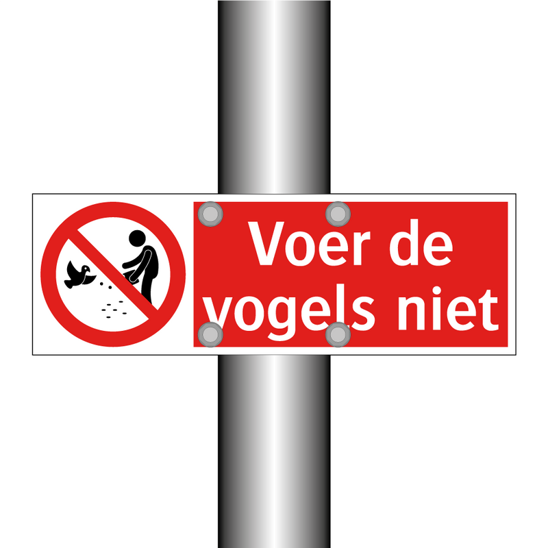 Voer de vogels niet