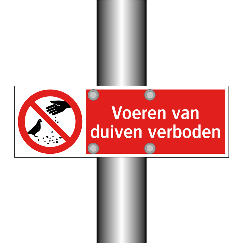 Voeren van duiven verboden