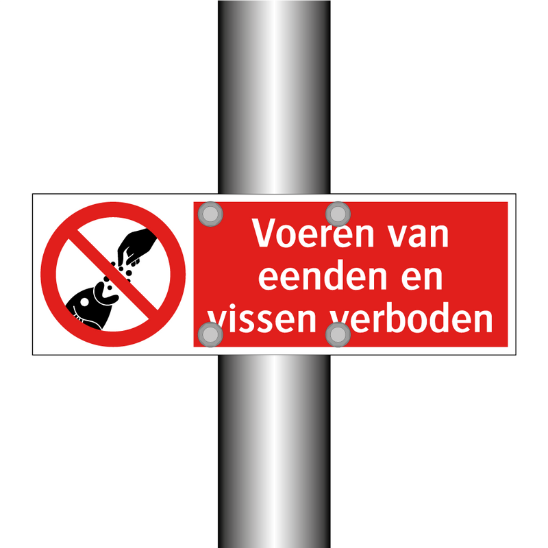 Voeren van eenden en vissen verboden