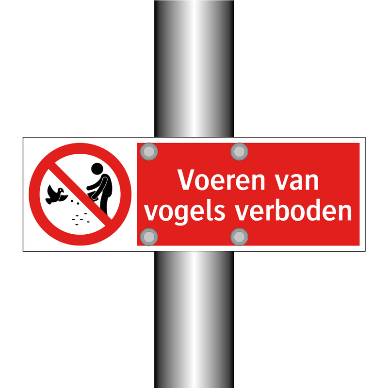 Voeren van vogels verboden