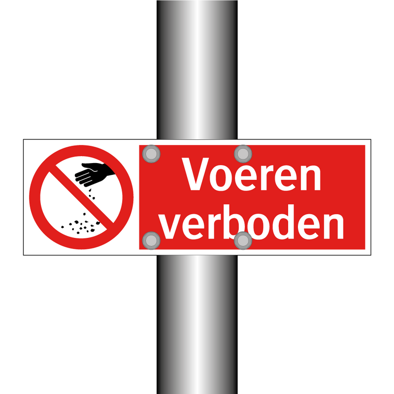 Voeren verboden