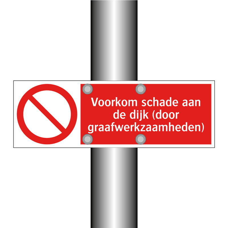 Voorkom schade aan de dijk (door graafwerkzaamheden)