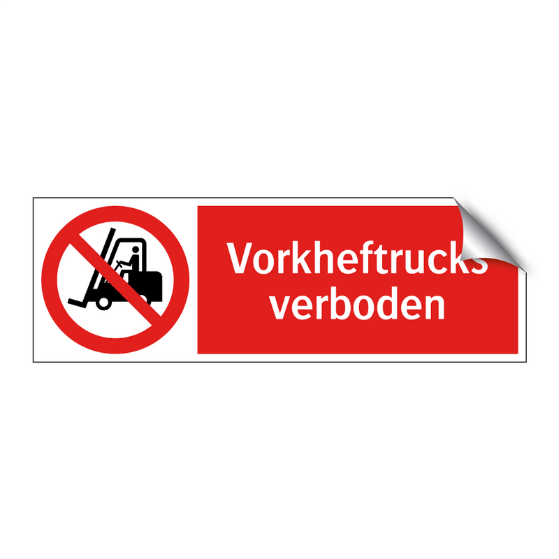 Vorkheftrucks verboden