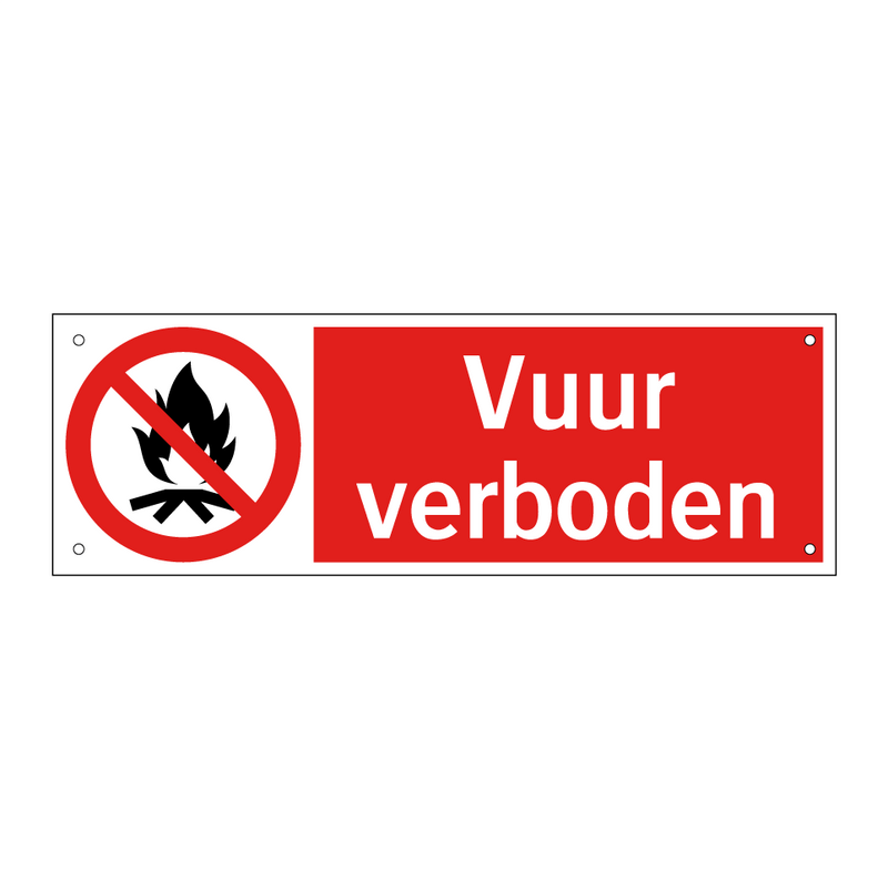 Vuur verboden