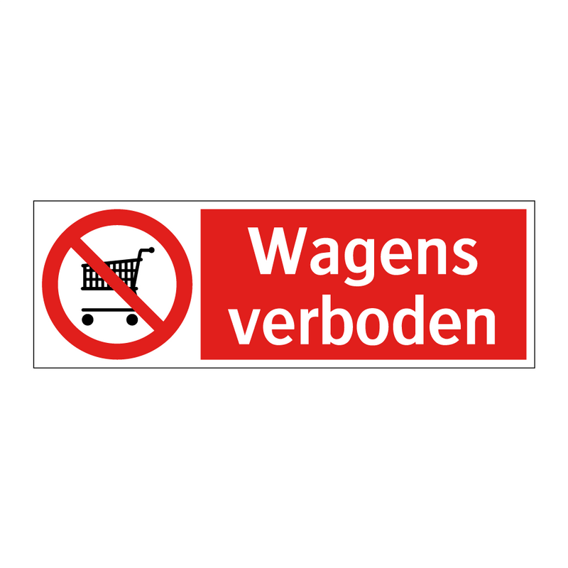 Wagens verboden