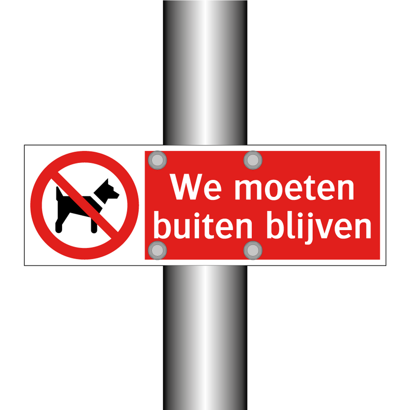 We moeten buiten blijven