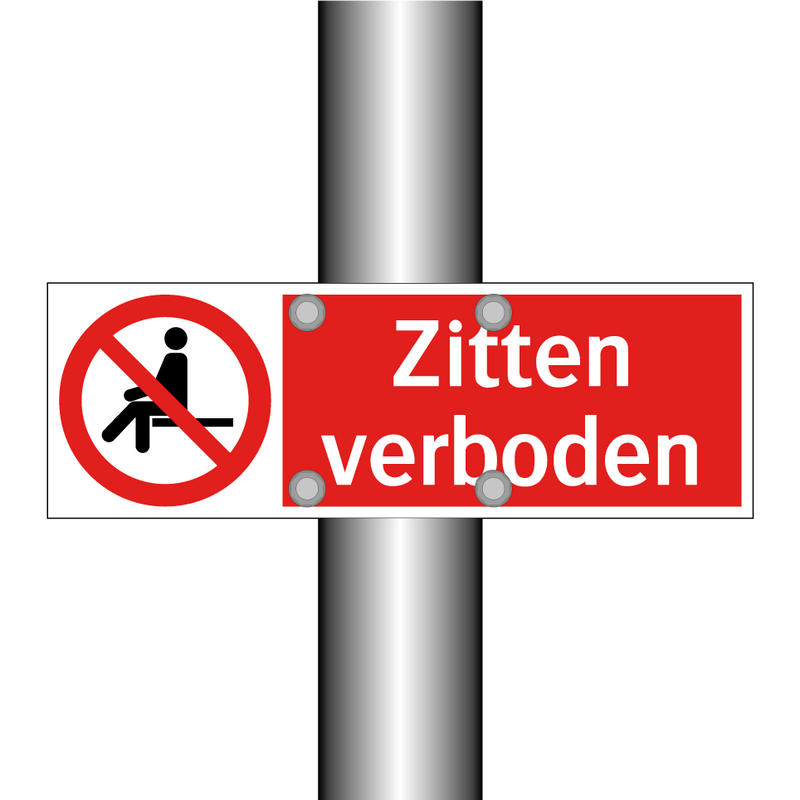 Zitten verboden