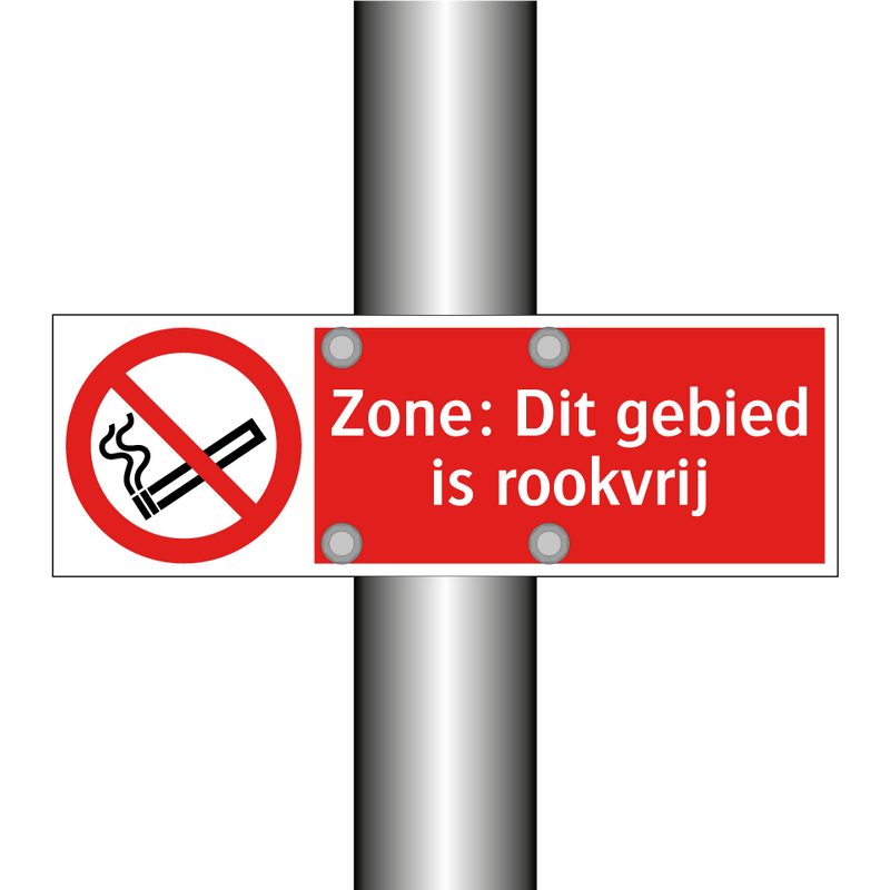 Zone: Dit gebied is rookvrij