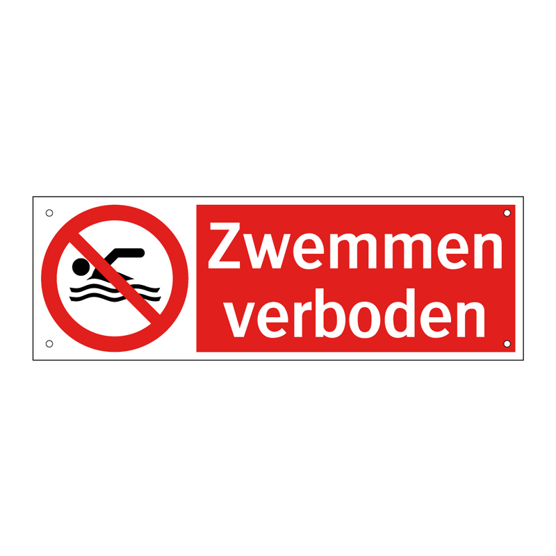 Zwemmen verboden