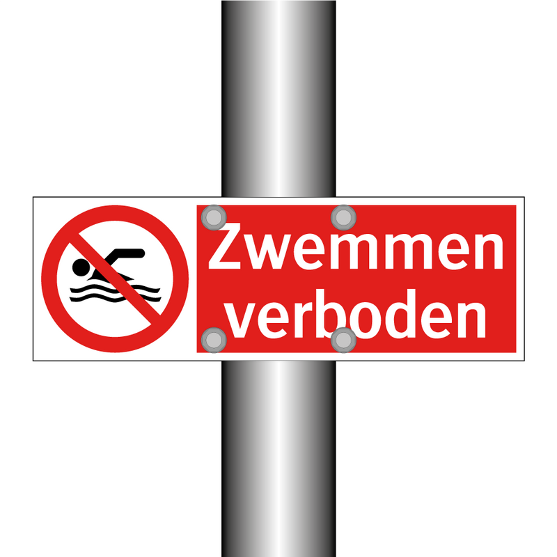 Zwemmen verboden